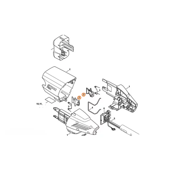 STIHL   Dźwignia blokady 4852 435 7301